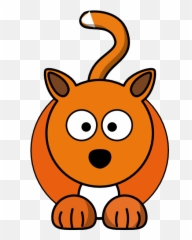 Fox Clip Art - Cartoon Animal Png Cat Emoji