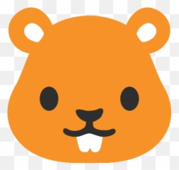 Squirrel Animal Emoji Sticker - Hamster Face Clipart,Squirrel Emoji