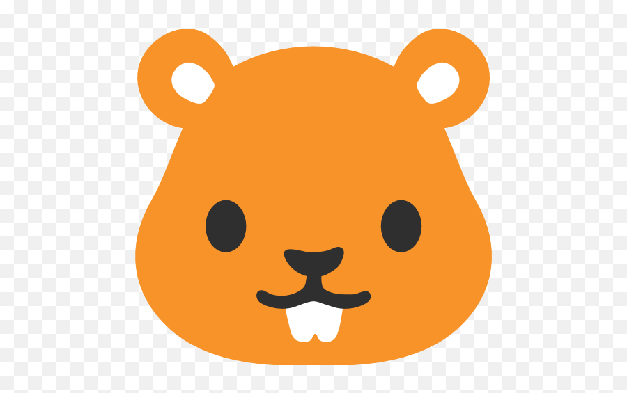 Squirrel Animal Emoji Sticker - Hamster Face Clipart,Squirrel Emoji
