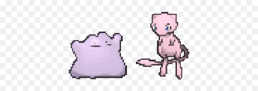 Top Ditto Stickers For Android Ios - Mew 3d Sprite Gif Emoji,Ditto Emoji