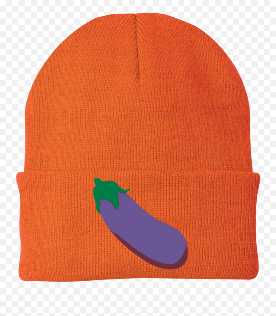 Download Eggplant Emoji One Size Fits Most Knit Cap - Beanie,Eggplant Emoji Png
