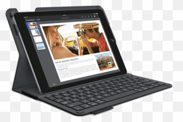 Ipad Clip Tablet Transparent Png - Clavier Air 2 Emoji