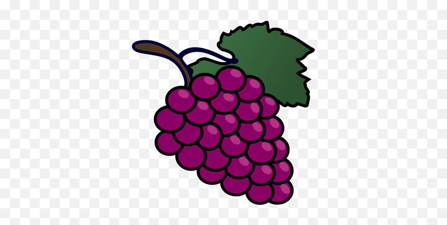 Cartoon Grapes - Transparent Background Grapes Clipart Emoji,Grape Emoji