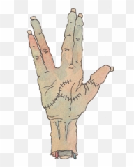 Dead Handy - Sketch Emoji,Live Long And Prosper Emoji