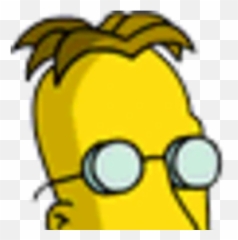 Tapped - Face Professor Fink Simpsons Emoji,Tumbleweed Emoticons