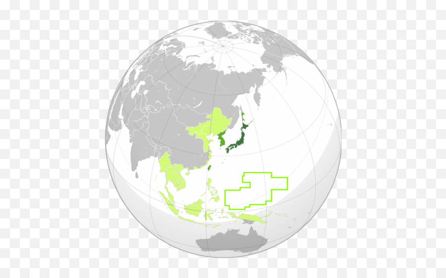 Greater Japanese Empire - Great Japan Map Emoji,Thank You Japanese Emoticon