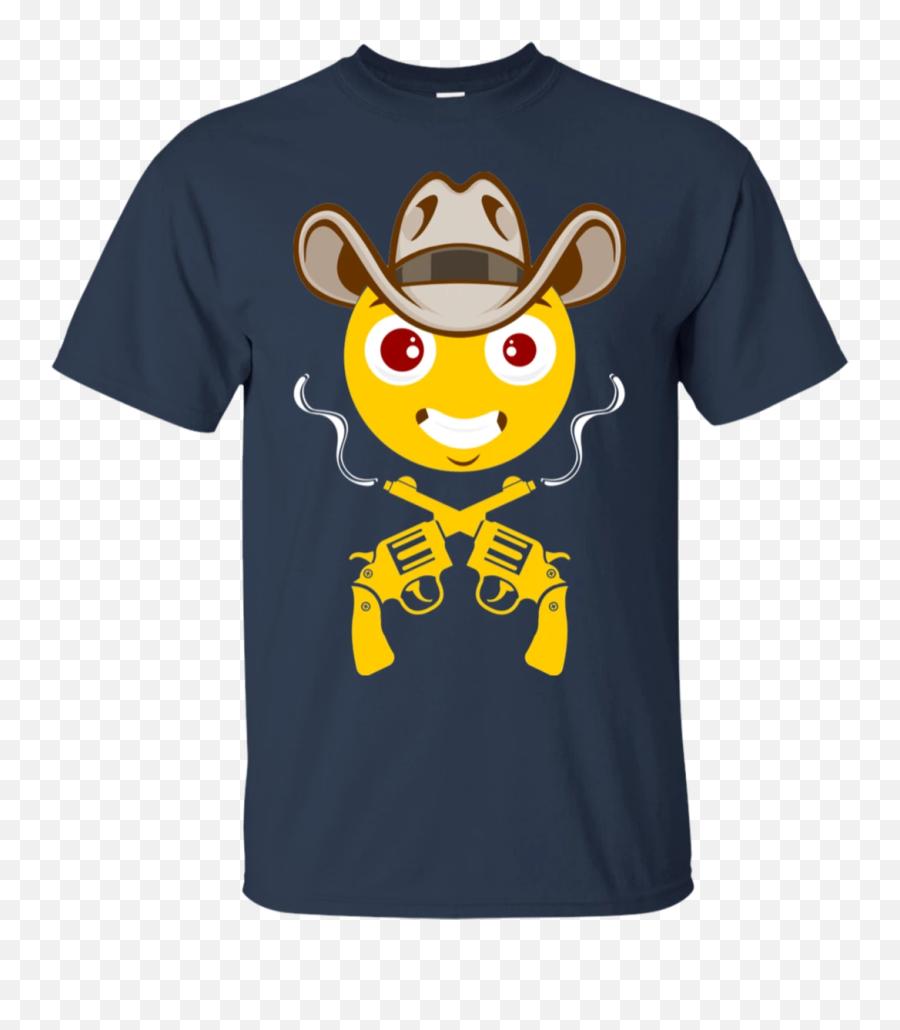 Cowboy Hat Emoji Tshirt Smiley Happy Face Cartoon Horse - Pain T Shirt Naruto,Emoji Cowboy