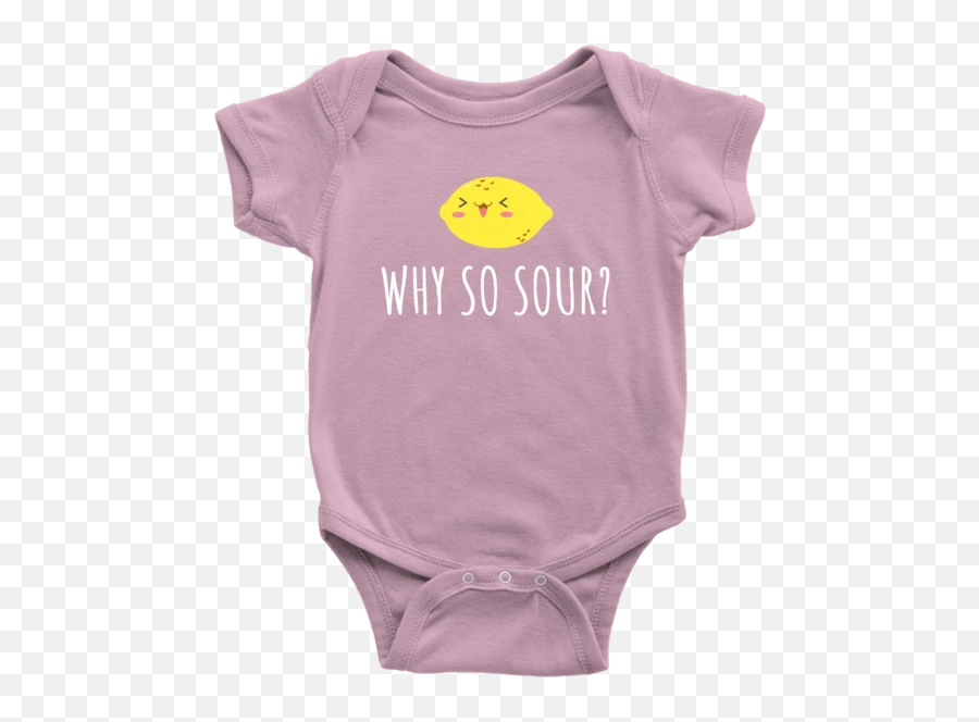 Funny Baby One - Piece Cute Lemon Baby Bodysuit Dietitian Transparent Infant Clothing Emoji,Sarcasm Emoticon