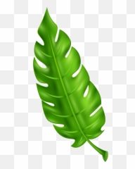 Green Leaf Clipart - Art Leaves Emoji