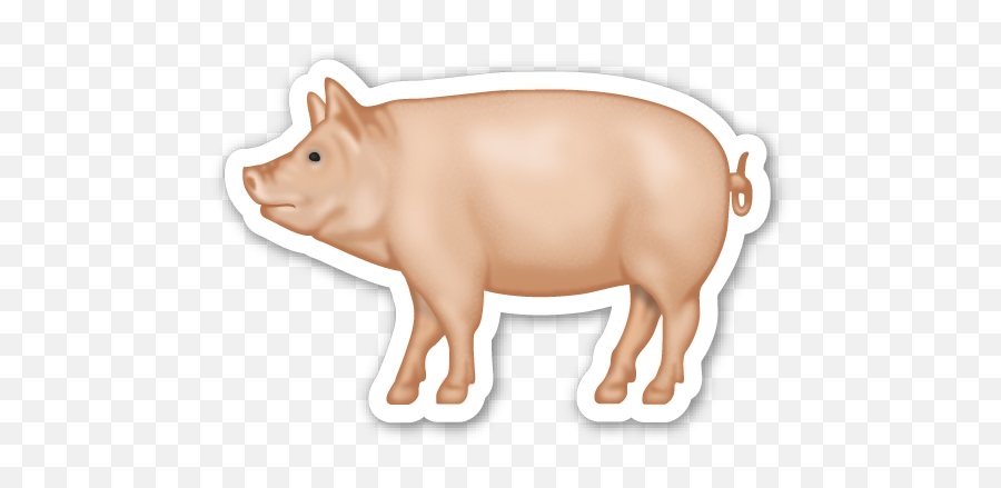 Pig - Domestic Pig Emoji,Buffalo Emoji