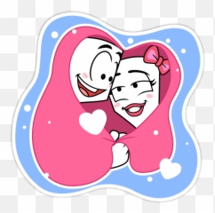 Love Stickers For Facebook And Social Media Platforms - Hike Couple Emoji