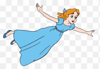 Wendy Peter Pan Clipart - Cartoon Wendy Peter Pan Emoji,Peter Pan Emoji