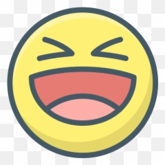 Face Laugh Laughter Lol Smiley Icon - Circle Emoji,Lol Emoji Png