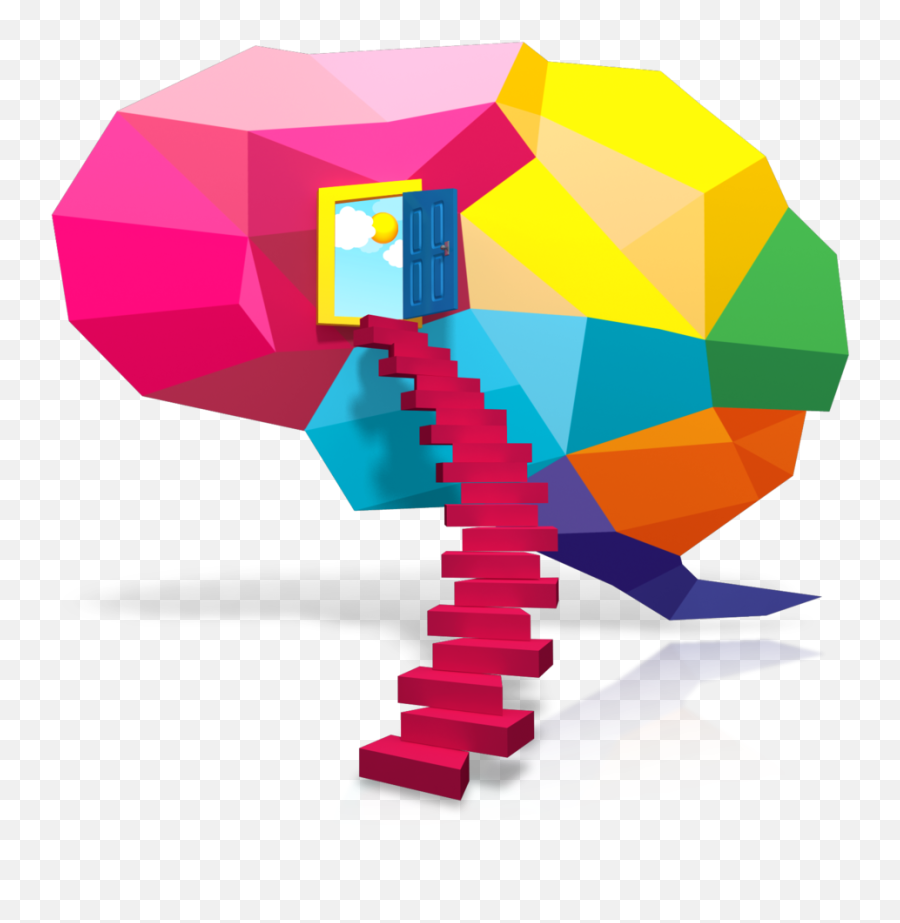 Brain With Open Door Clipart - Illustration Emoji,Open Door Emoji
