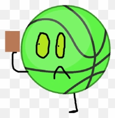 Green Basketball Old Chocolate - Battle For Dream Island Emoji