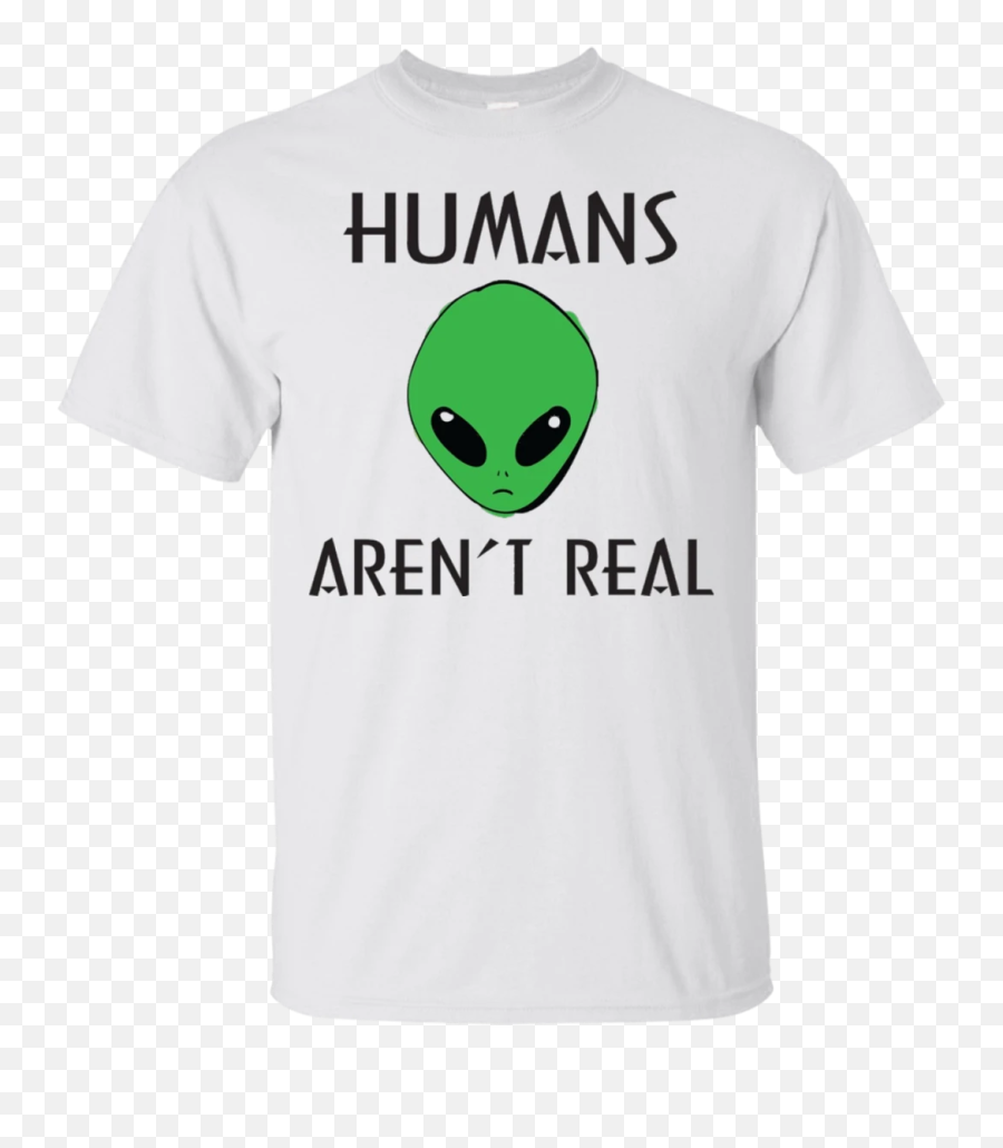 Humans Arent Real Alien Tee - Gamora Emoji,Smirk Emoji Snap