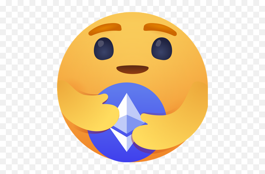 Care Emoji For Ethereum Logo Icon Of Gradient Style - Facebook Care Icon Png,Emoji Pack