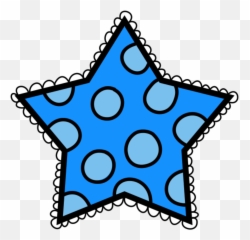 Free Dont Miss Cliparts Download - Polka Dot Star Emoji