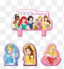 Disney Princess Candles - Happy Birthday Disney Princess Toppers Emoji,Emoji Birthday Candles