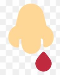 Bleeding Nose Icon - Dot Emoji