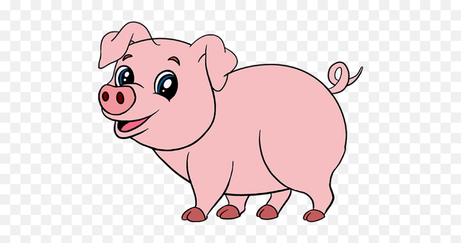Pig Clipart Police Pig Police - Cartoon Picture Of Pig Emoji,Leaf Pig Emoji