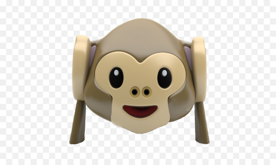 Monkey 3d 3dmodel Model Emoji Monkeyemoji 3demojimodel - Stuffed Toy,Monkey Emoji Transparent
