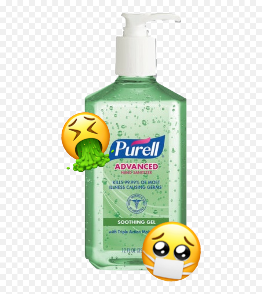 Sticker - Purell Emoji,Sick Mask Emoji