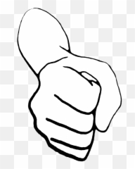 Fingers Clipart Rock - Paper Scissors Hand Vector Art Emoji