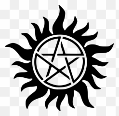 Demon Clipart Supernatural Symbol - Supernatural Png Emoji,Supernatural Emoji