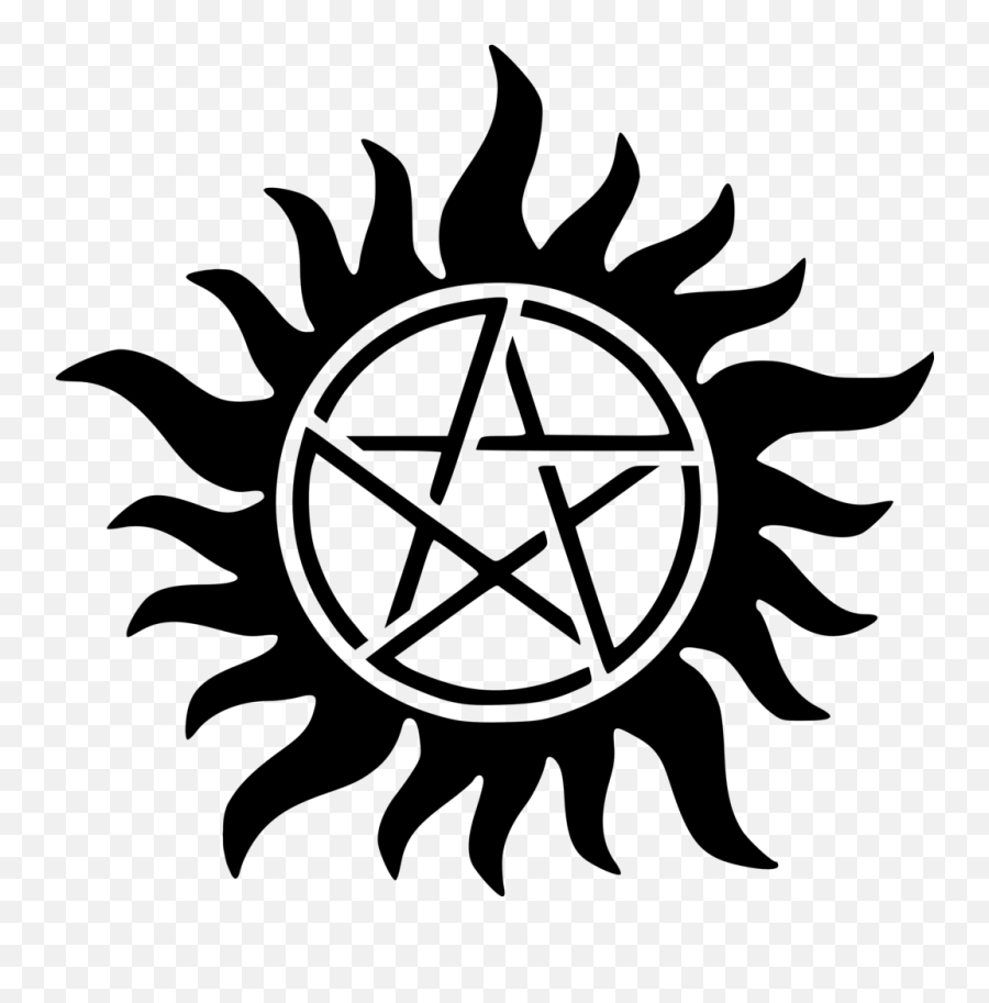Demon Clipart Supernatural Symbol - Supernatural Png Emoji,Supernatural Emoji