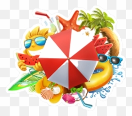 Sticker Png And Vectors For Free - Summer Items Emoji,Fresh Prince Of Bel Air Emoji