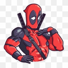 Stickers Set For Telegram - Deadpool Emoji,Deadpool Emoji