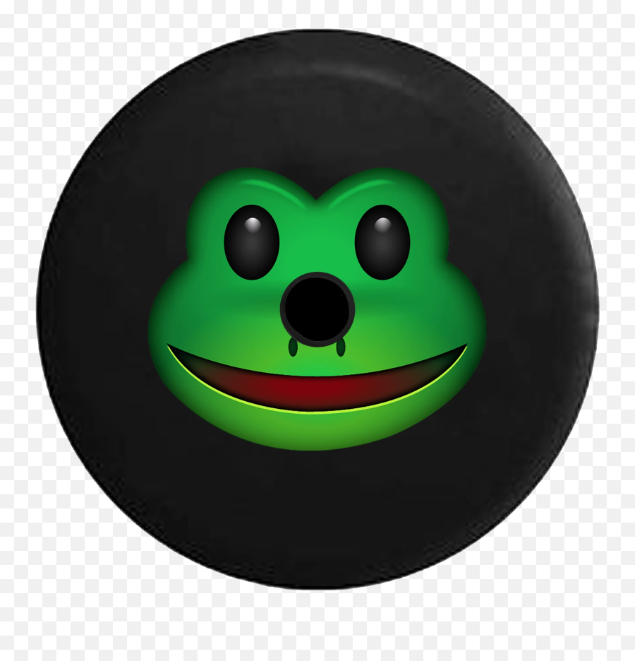 Jeep Wrangler Jl Backup Camera Day Text Emoji Frog Face Rv Camper Spare Tire Cover - Smiley,Bull Emoji