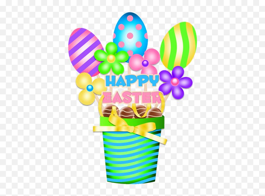 Pin - Transparent Easter Decorations Clipart Emoji,Easter Basket Emoji