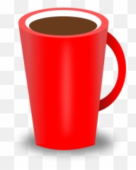 Coffee Cup Vector Illustration - Red Coffee Mug Clipart Emoji,Hot Cocoa Emoji