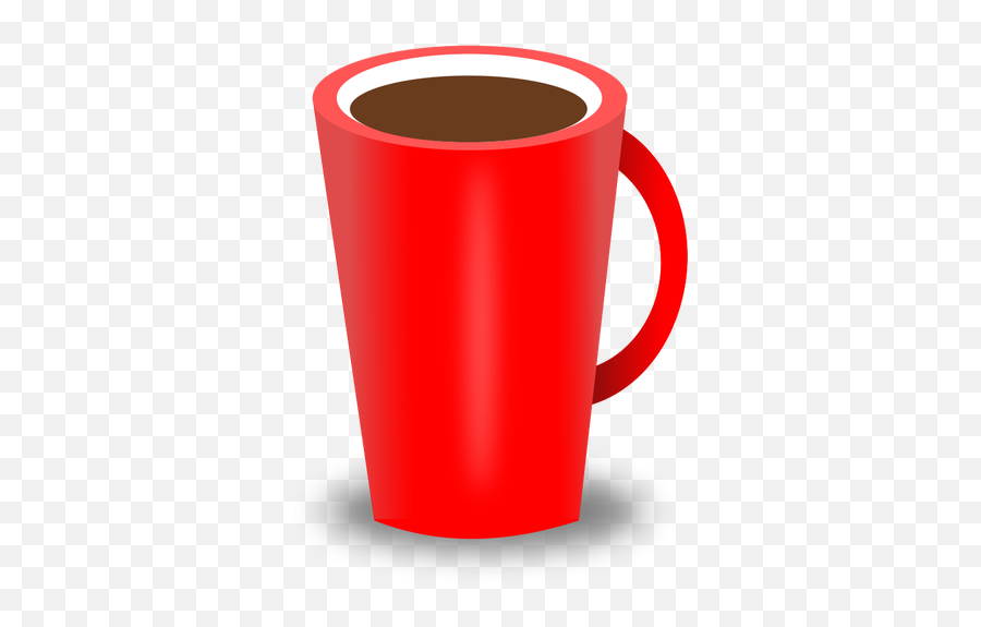 Coffee Cup Vector Illustration - Red Coffee Mug Clipart Emoji,Hot Cocoa Emoji