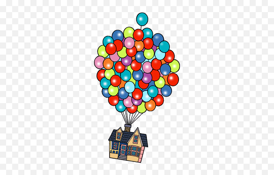 Up Movie Clipart - Up Movie Clipart Emoji,House And Balloons Emoji