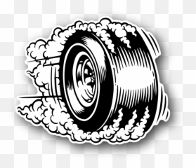Burnout Picture Download Png Files - Tire Clipart Emoji