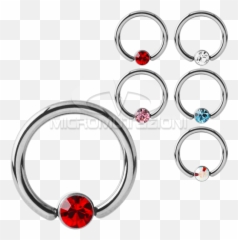 Piercing Transparent Smiley Picture - Acciaio Chirurgico0 Emoji