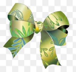Green Foliage Festival Gift Decoration - Clip Art Emoji