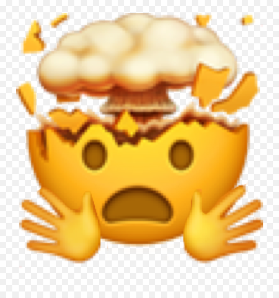 Mindblown Mind Emoji Emojii Mindblowing - Lion,Lazy Emoji