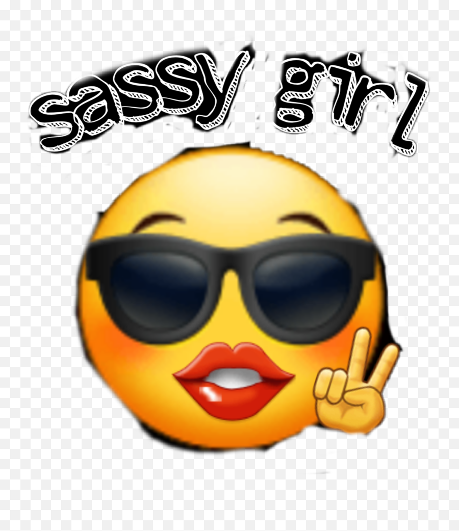 Sassy Sassygirl Rich Cool Cute Makeup - Smiley Emoji,Sassy Girl Emoji