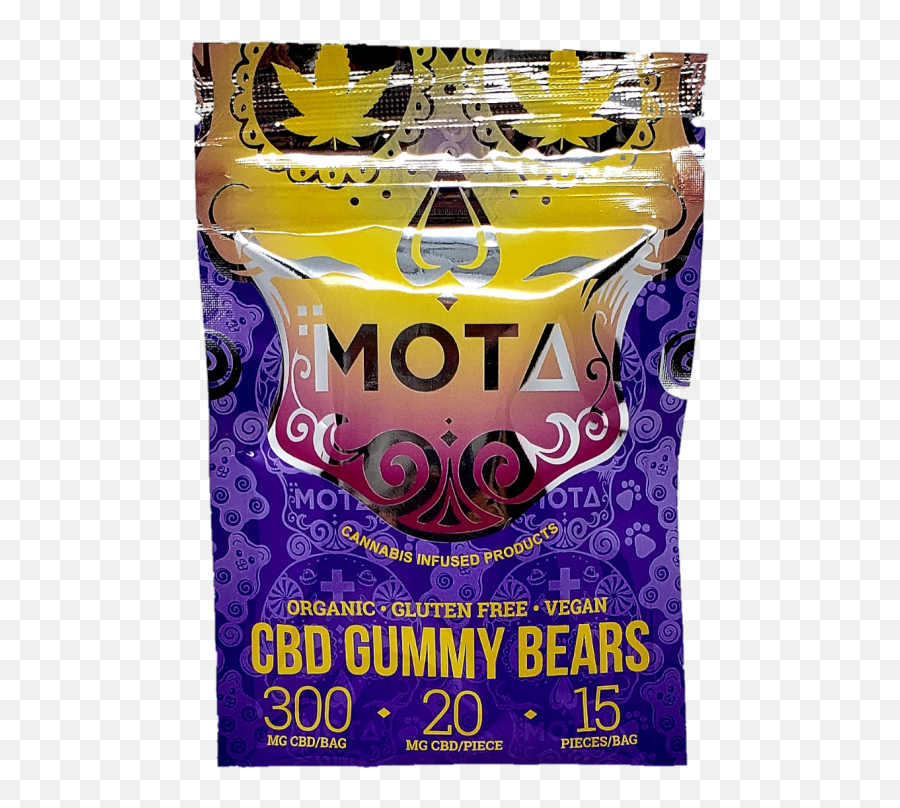 Cbd Gummy Bears - Mota Organic Gluten Free Vegan Box Emoji,Gummy Bear Emoji