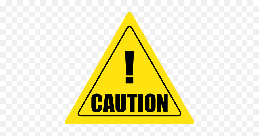 Download Free Png Triangular - Caution Sign Emoji,Caution Sign Emoji