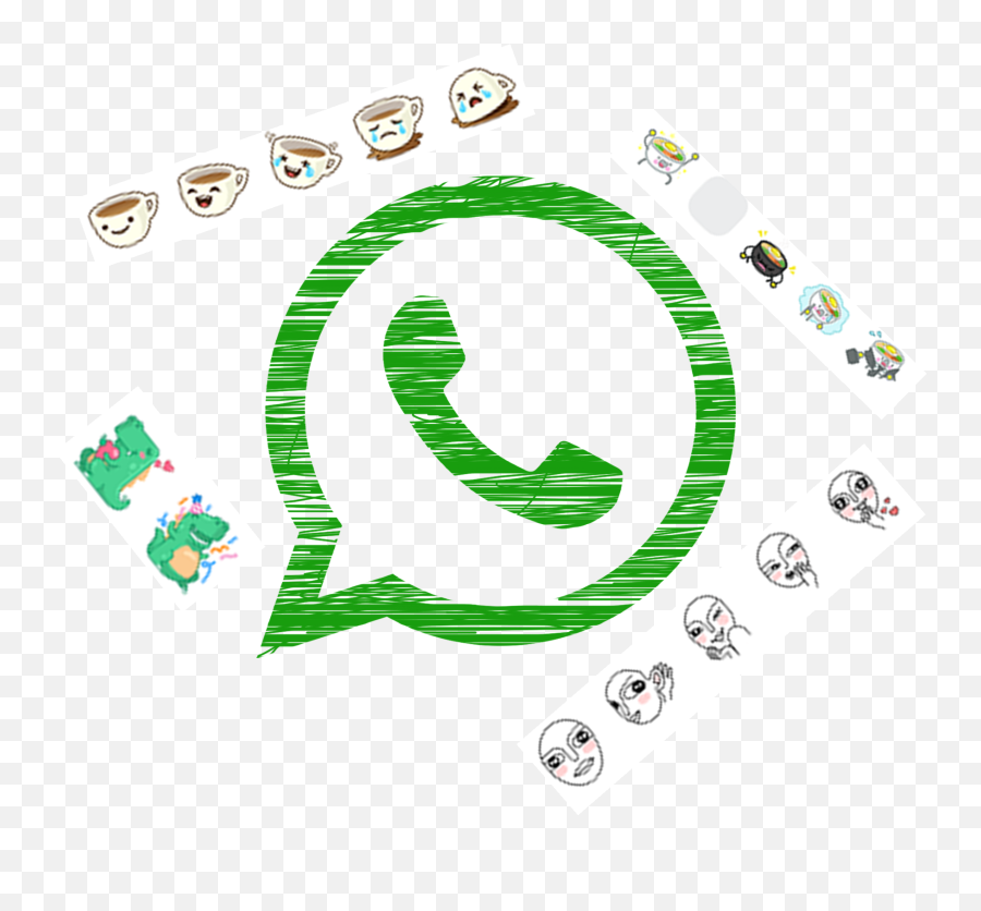 Stickers Personalizados En Whatsapp - Whatsapp Web Logo Png Emoji,Como Hacer Un Emoji