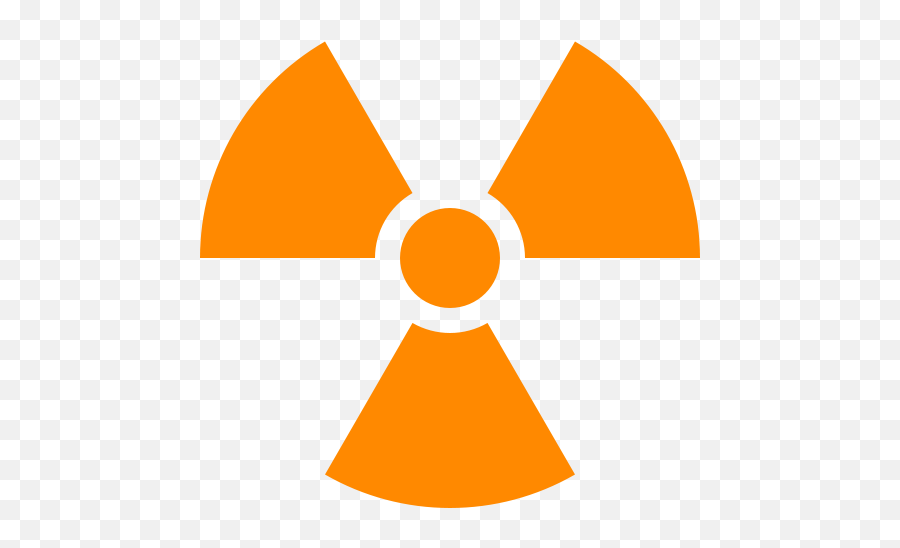 Radiation Warning Symbol 2 - Radiation Symbol Emoji,Warning Emoji
