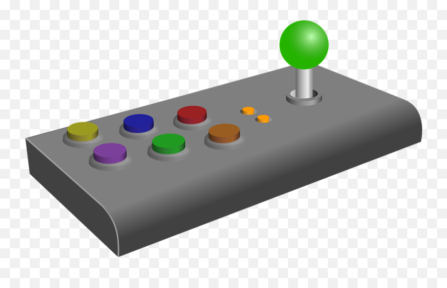 Joystick Gaming Computer - Arcade Console Vector Png Emoji,Gaming Controller Emoji