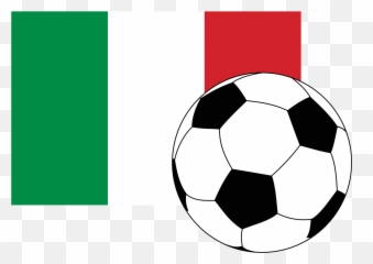 Flag Of Italy With Football - Aesthetic Soccer Ball Emoji,Pro Soccer Emojis