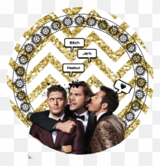 Spnpfp Pfp Spnfamily Spnfandom Misha - Jensen Ackles Jared Padalecki Misha Collins Emoji,Supernatural Emoji