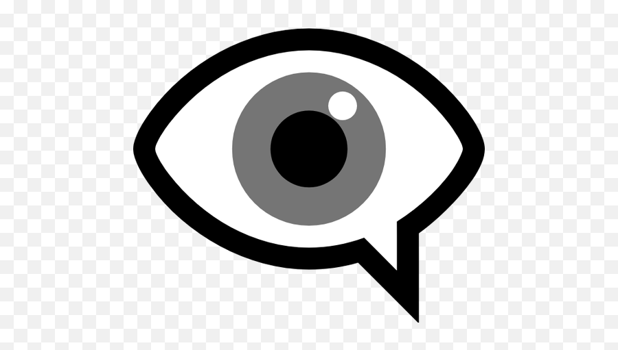 Emoji Image Resource Download - Speech Bubble Eye Png,Speech Bubble Emoji